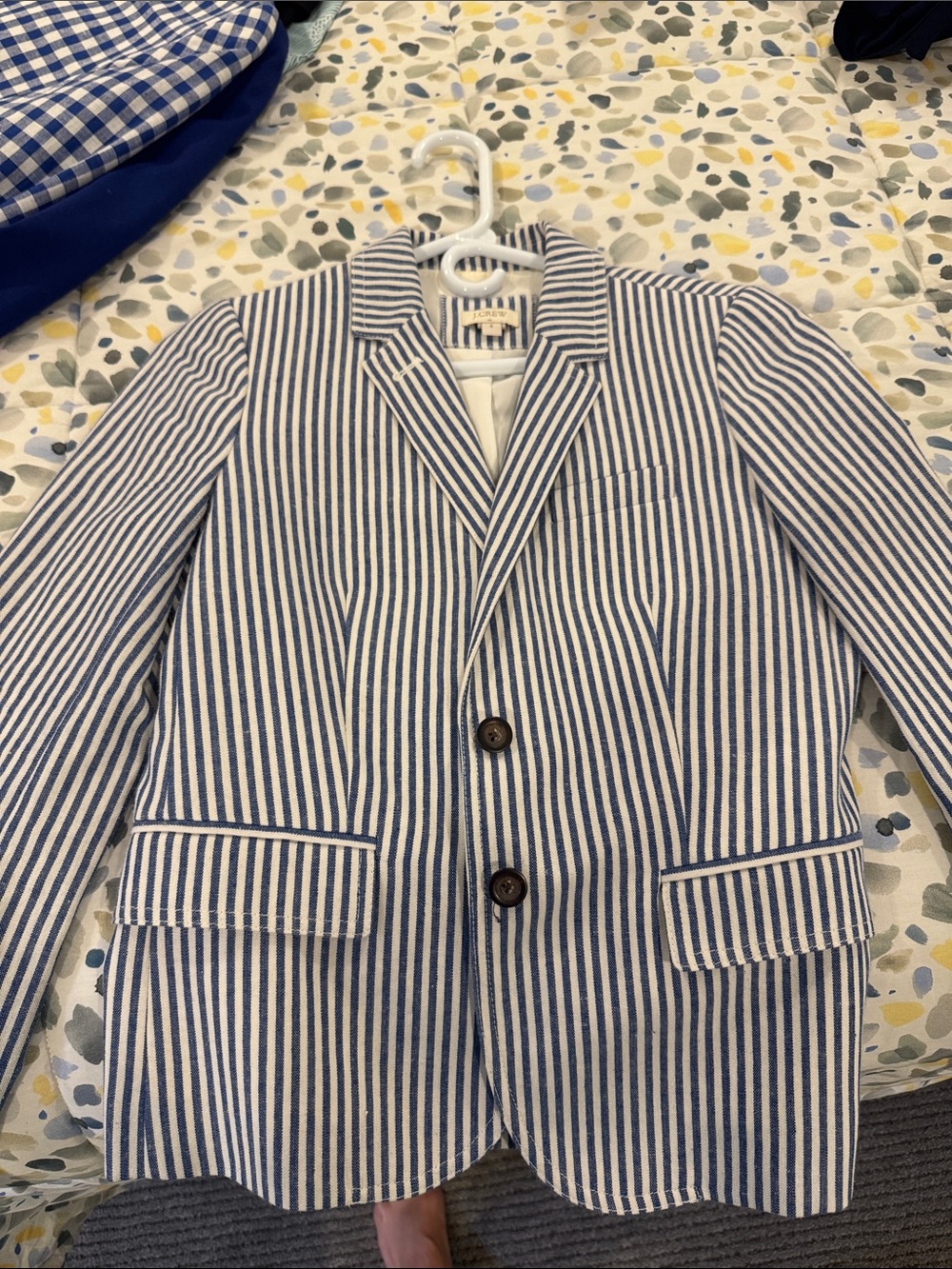 Jcrew Striped Blue & White women's Blazer